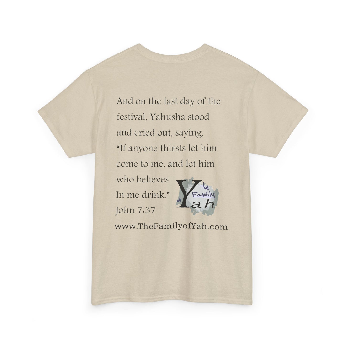 Sukkot (Black Font) - Unisex Heavy Cotton Tee