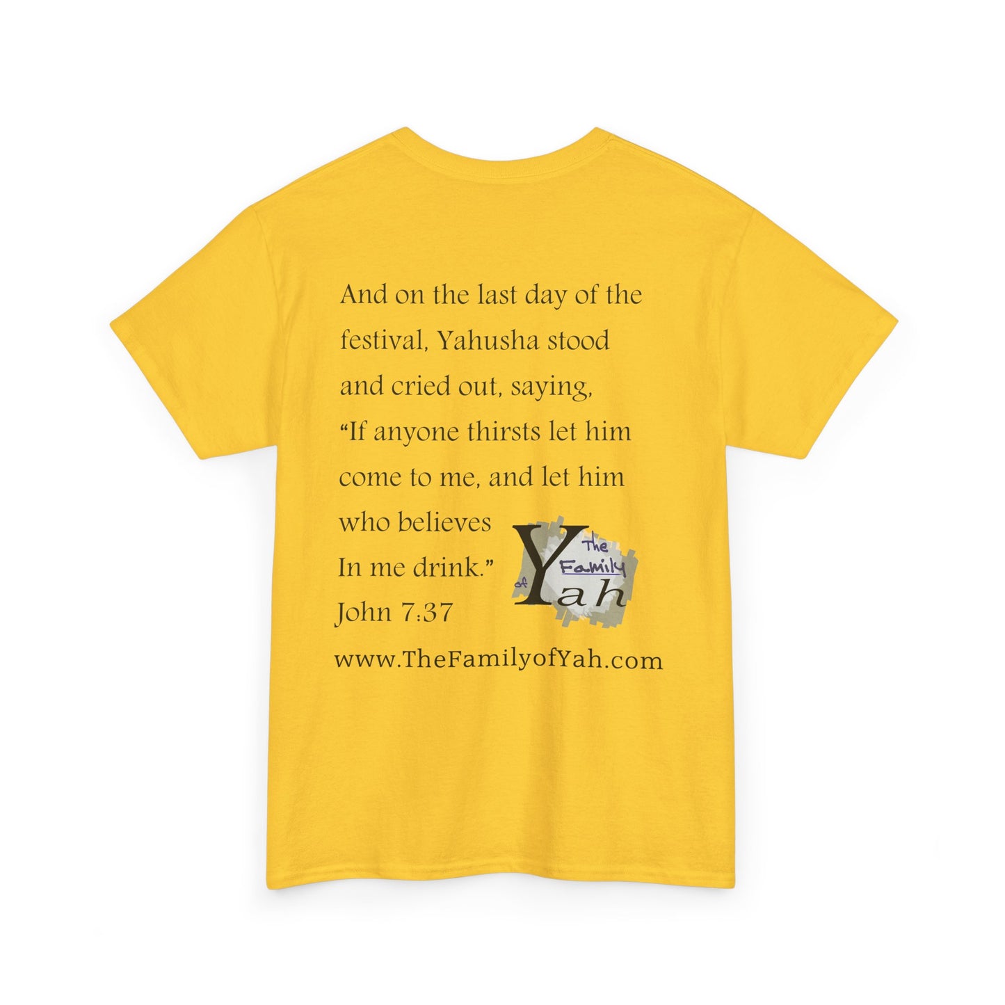 Sukkot (Black Font) - Unisex Heavy Cotton Tee