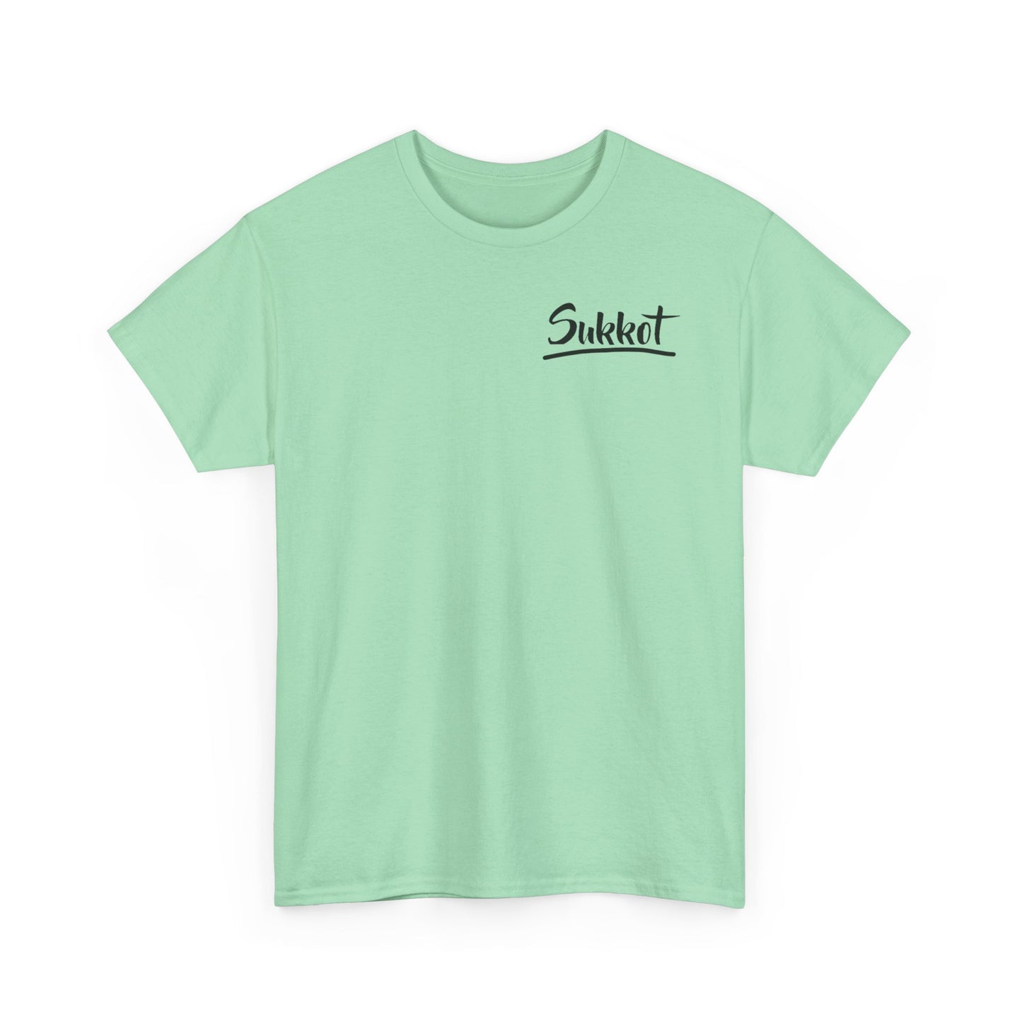Sukkot (Black Font) - Unisex Heavy Cotton Tee