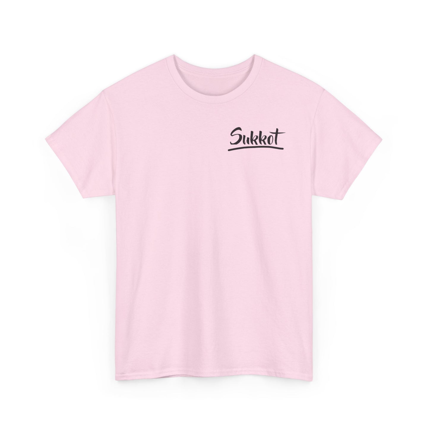 Sukkot (Black Font) - Unisex Heavy Cotton Tee
