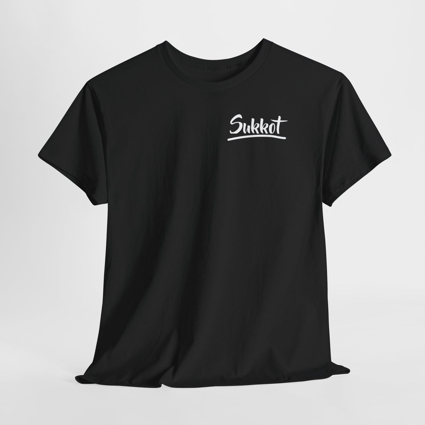 Sukkot (White Font) - Unisex Heavy Cotton Tee