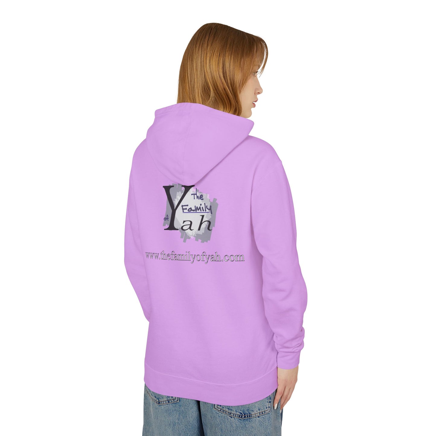 Shalom-Unisex Lightweight Hooded Sweatshirt - 100% Cotton