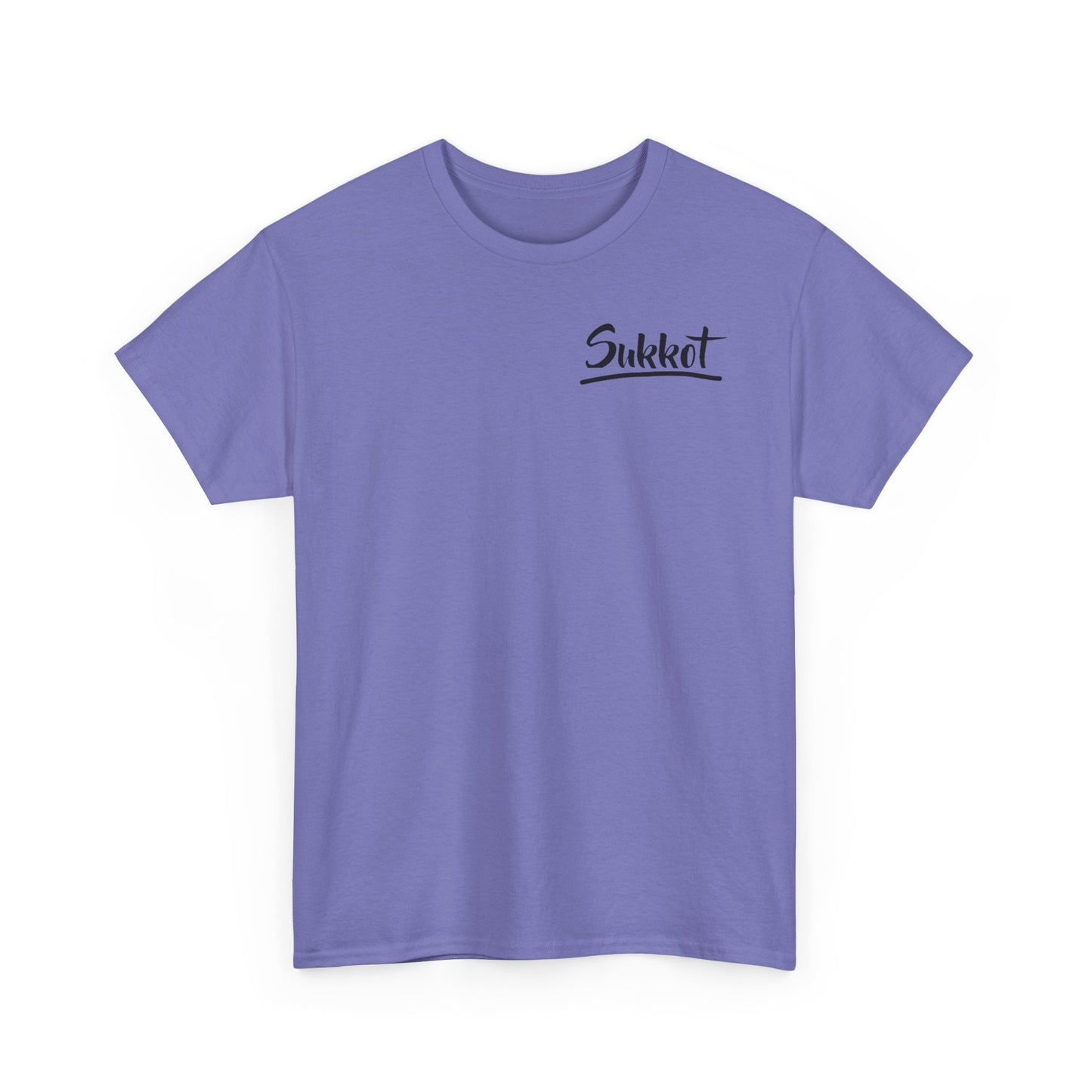 Sukkot (Black Font) - Unisex Heavy Cotton Tee