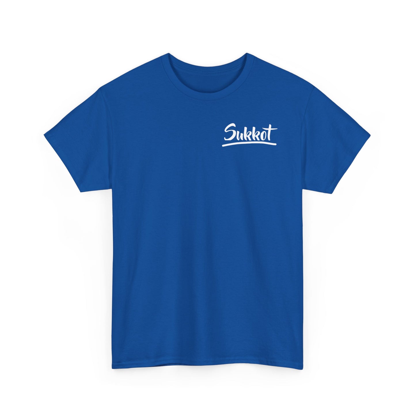 Sukkot (White Font) - Unisex Heavy Cotton Tee