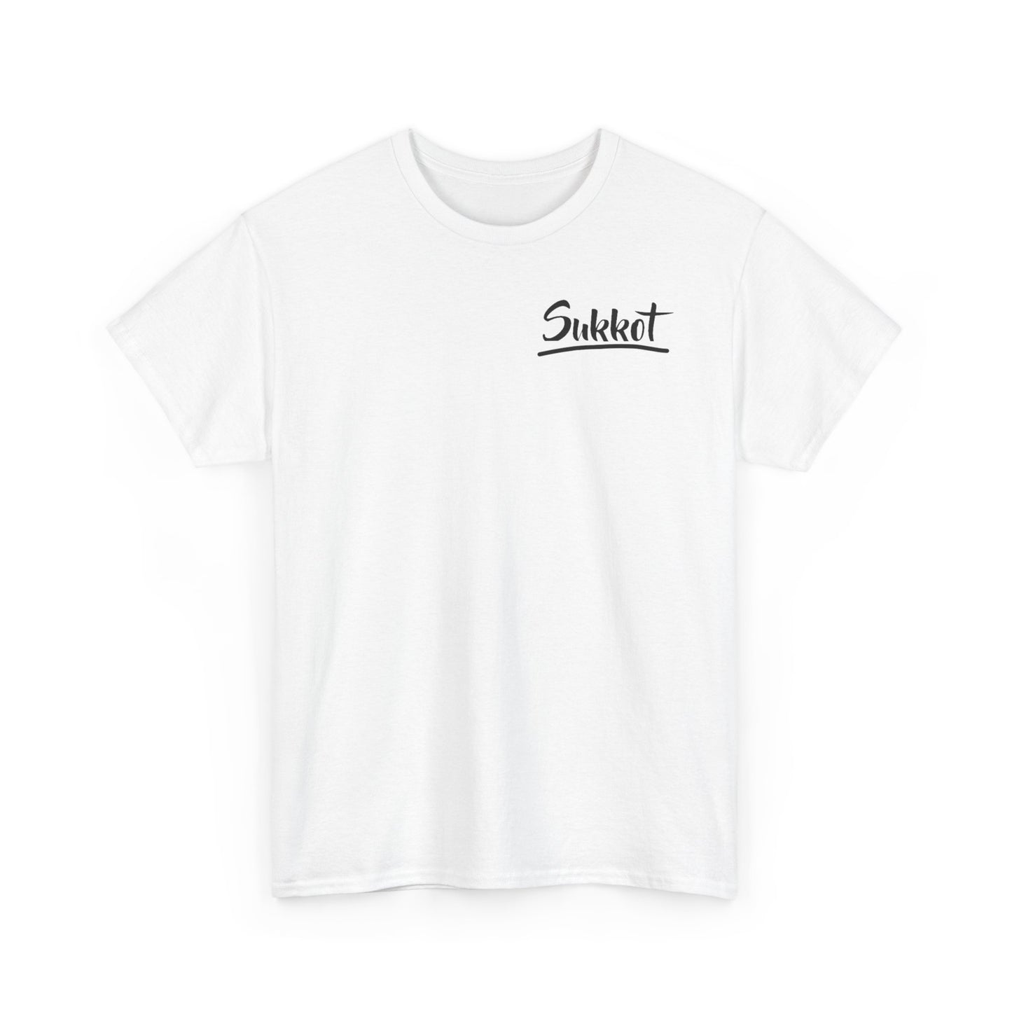 Sukkot (Black Font) - Unisex Heavy Cotton Tee