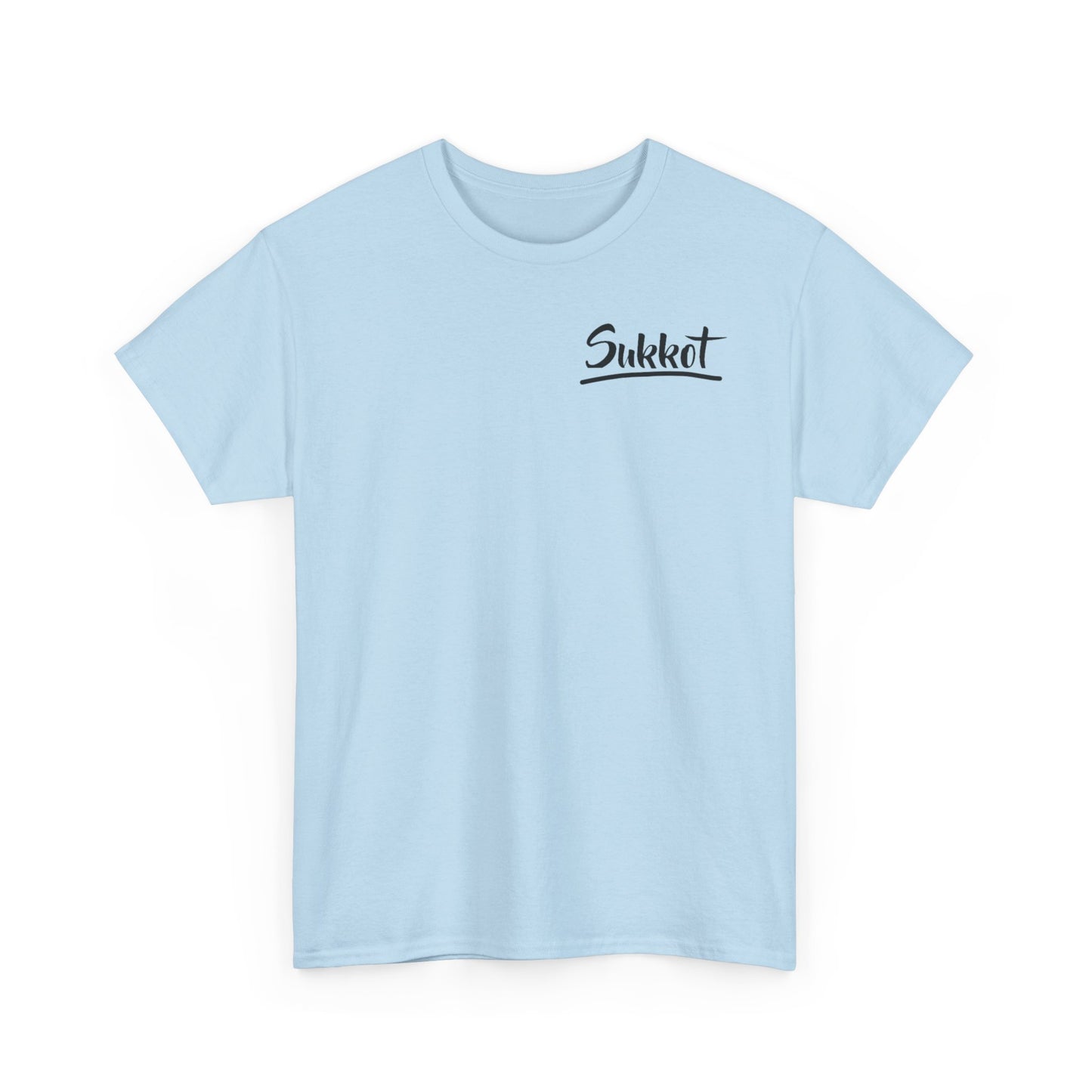 Sukkot (Black Font) - Unisex Heavy Cotton Tee
