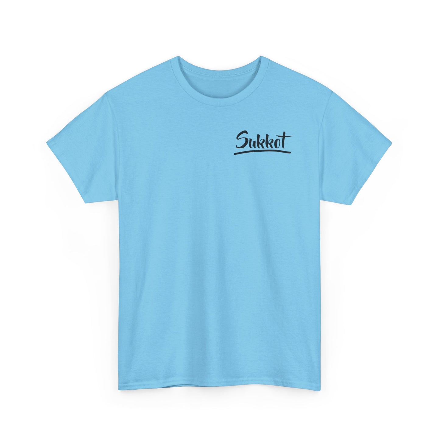 Sukkot (Black Font) - Unisex Heavy Cotton Tee