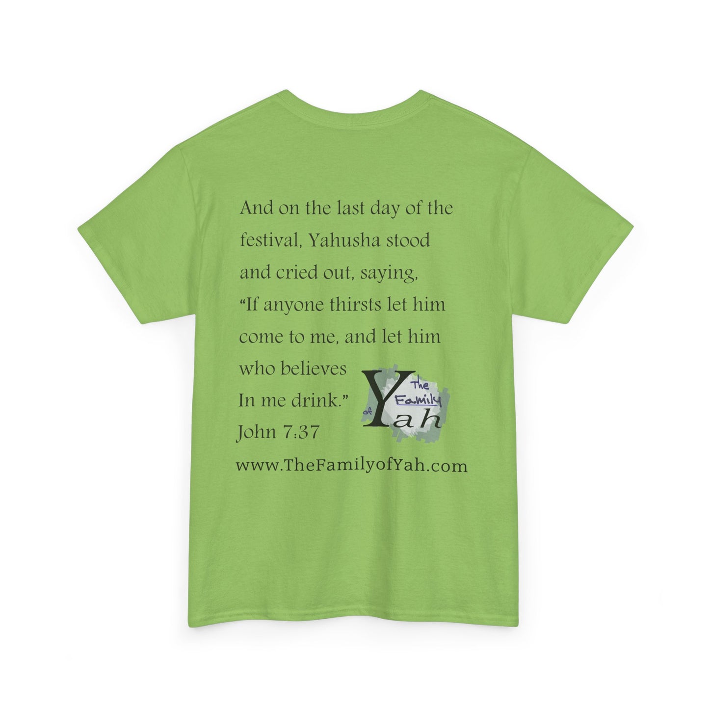 Sukkot (Black Font) - Unisex Heavy Cotton Tee