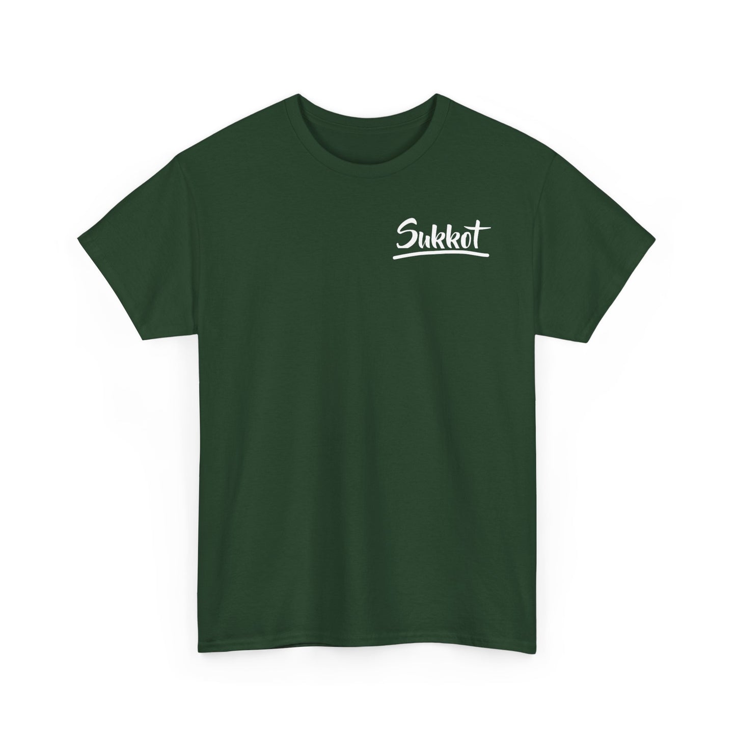 Sukkot (White Font) - Unisex Heavy Cotton Tee