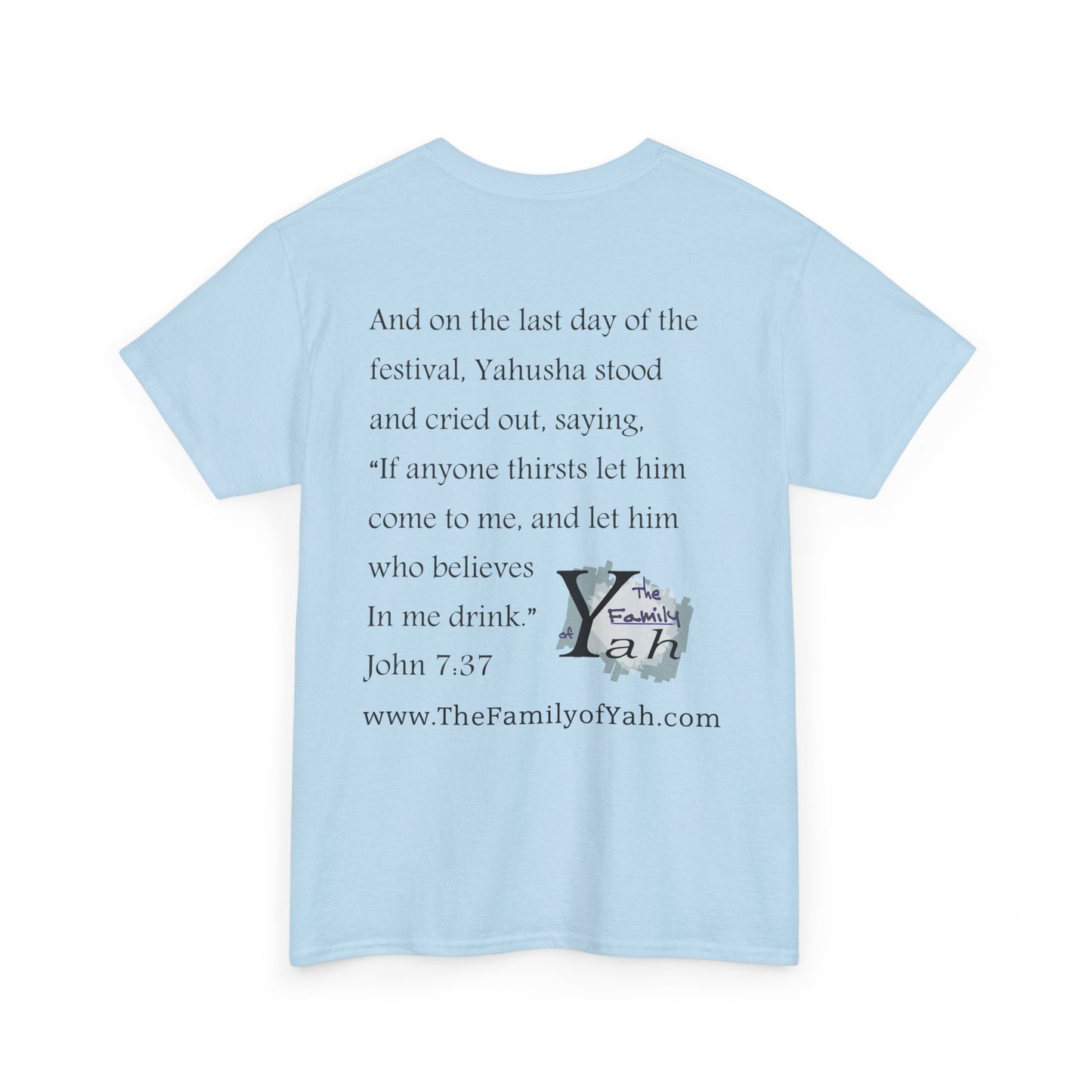 Sukkot (Black Font) - Unisex Heavy Cotton Tee