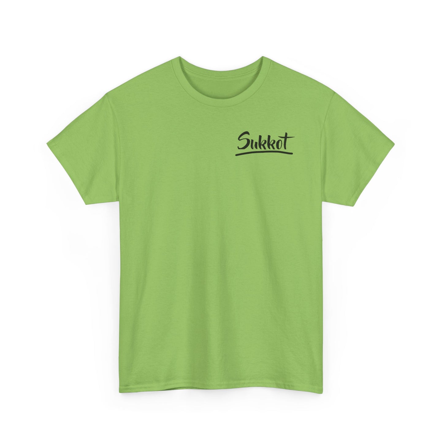 Sukkot (Black Font) - Unisex Heavy Cotton Tee