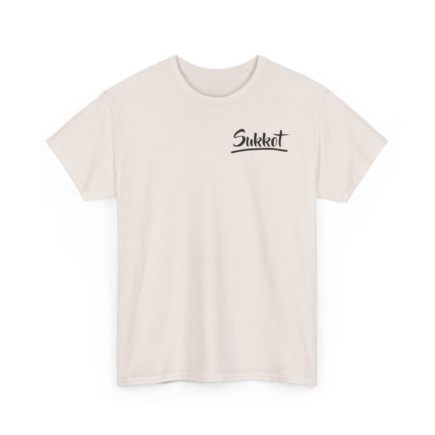 Sukkot (Black Font) - Unisex Heavy Cotton Tee