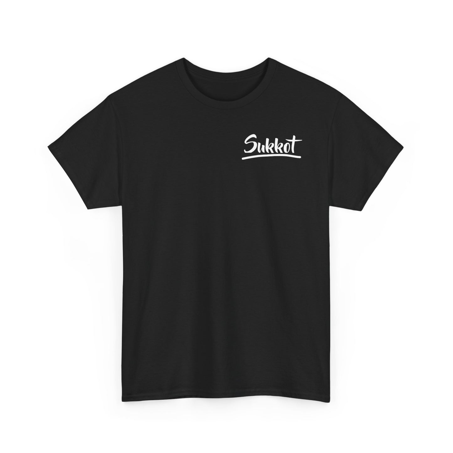 Sukkot (White Font) - Unisex Heavy Cotton Tee
