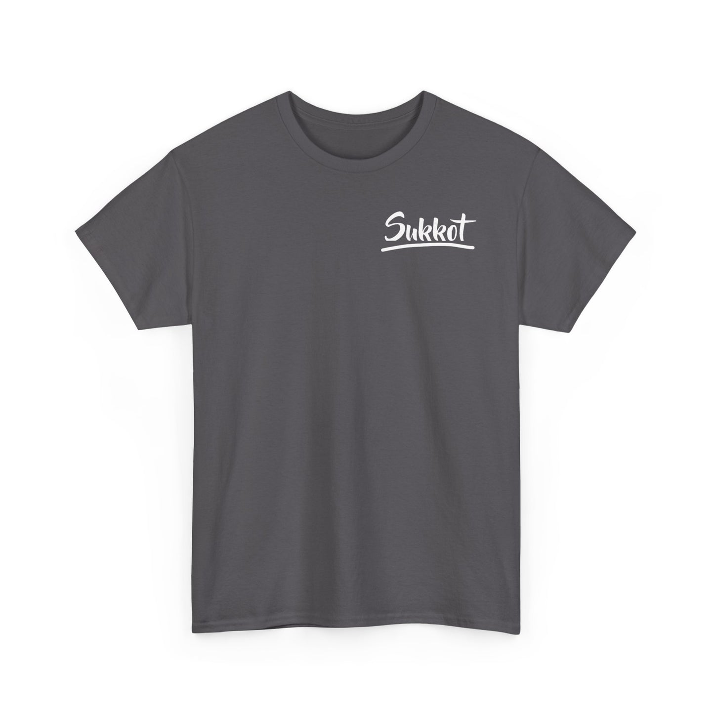 Sukkot (White Font) - Unisex Heavy Cotton Tee