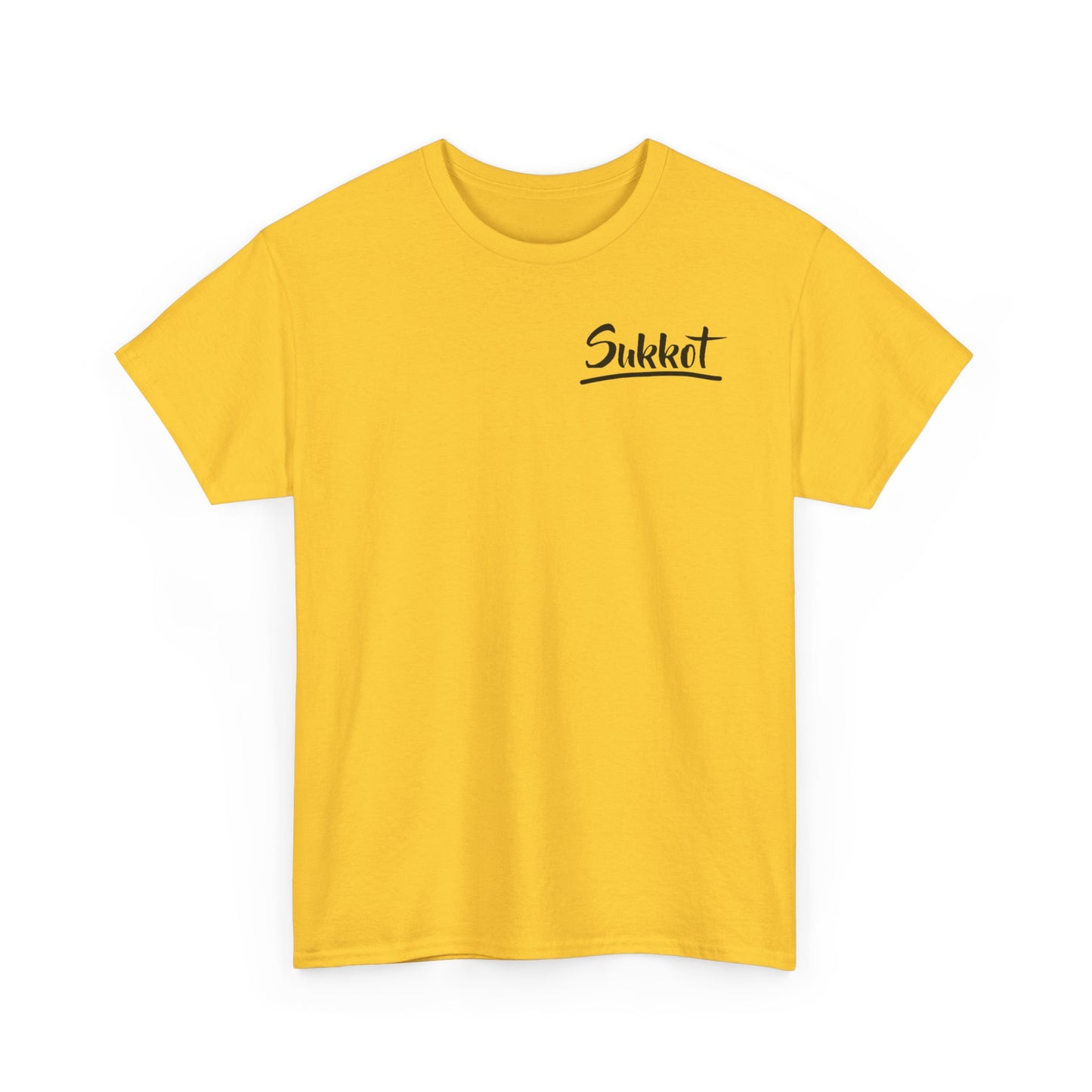 Sukkot (Black Font) - Unisex Heavy Cotton Tee