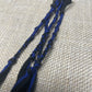 Blue & Black Tzit-zit (Tassel or Fringe) – Set of 4 – Hand-Made 100% Cotton