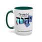 Choose Yahuah Coffee Mug w/ Hebrew Text - (11oz, 15oz) - "Blues", Joshua 24:15