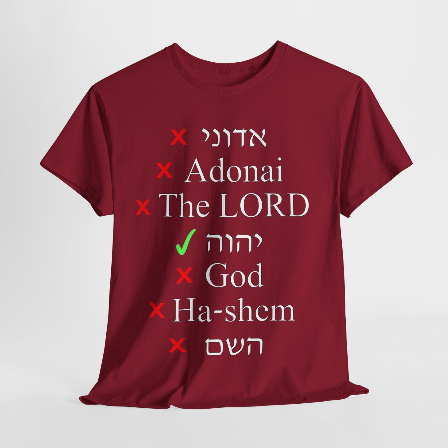 Do You Know HIS Real Name? - Jeremiah 23:27 - Unisex Heavy Cotton Tee