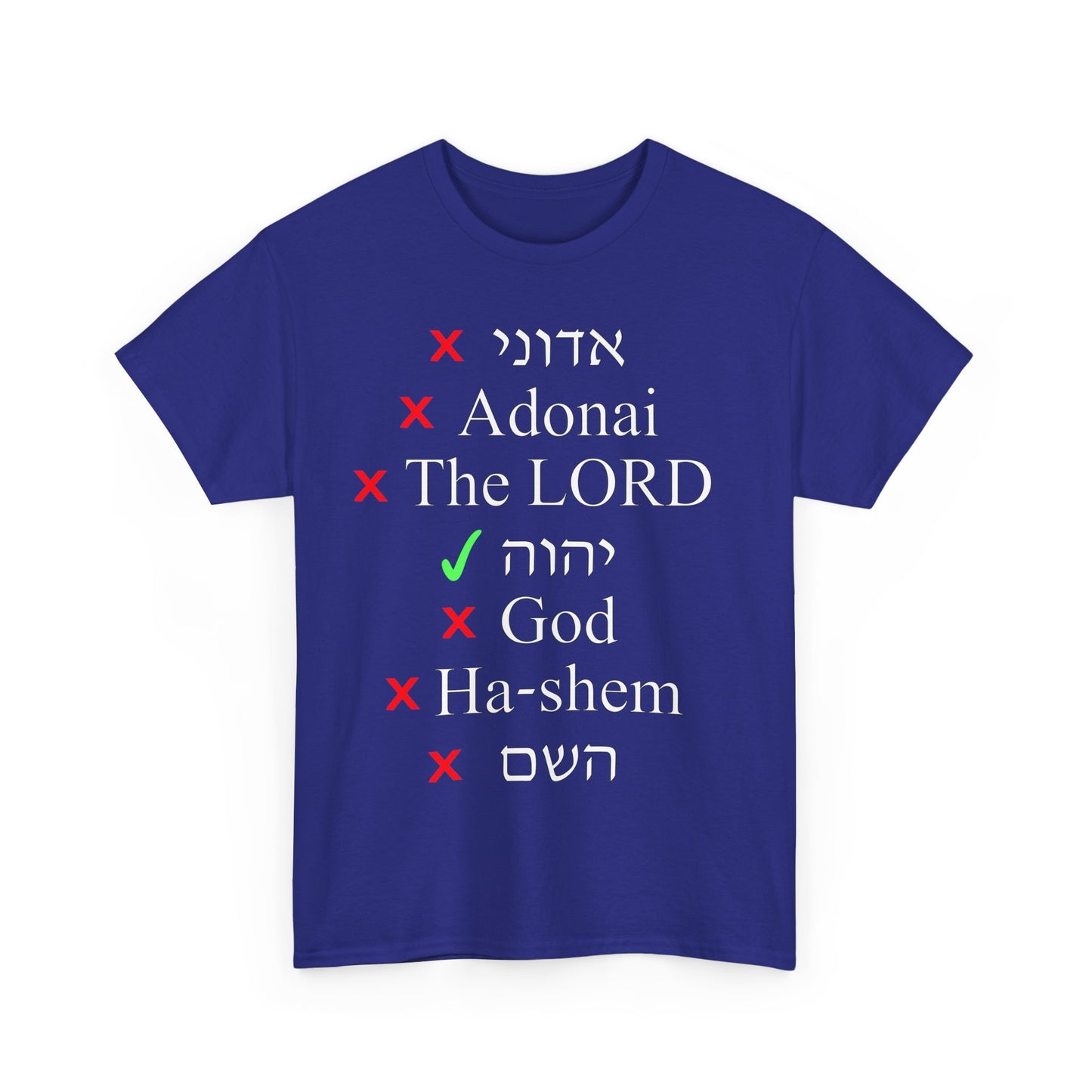 Do You Know HIS Real Name? - Jeremiah 23:27 - Unisex Heavy Cotton Tee
