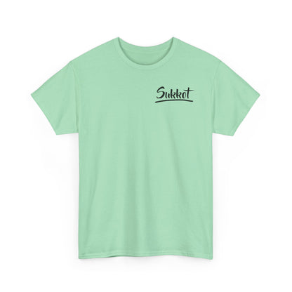 Sukkot (Black Font) - Unisex Heavy Cotton Tee