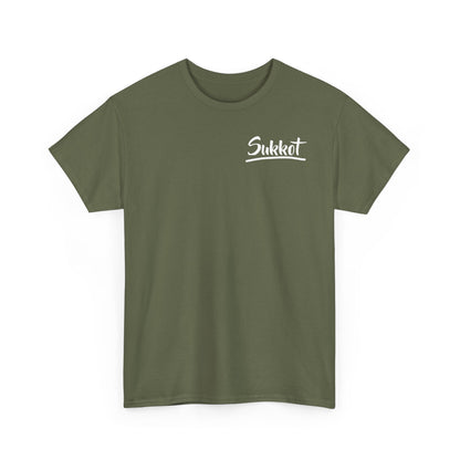 Sukkot (White Font) - Unisex Heavy Cotton Tee