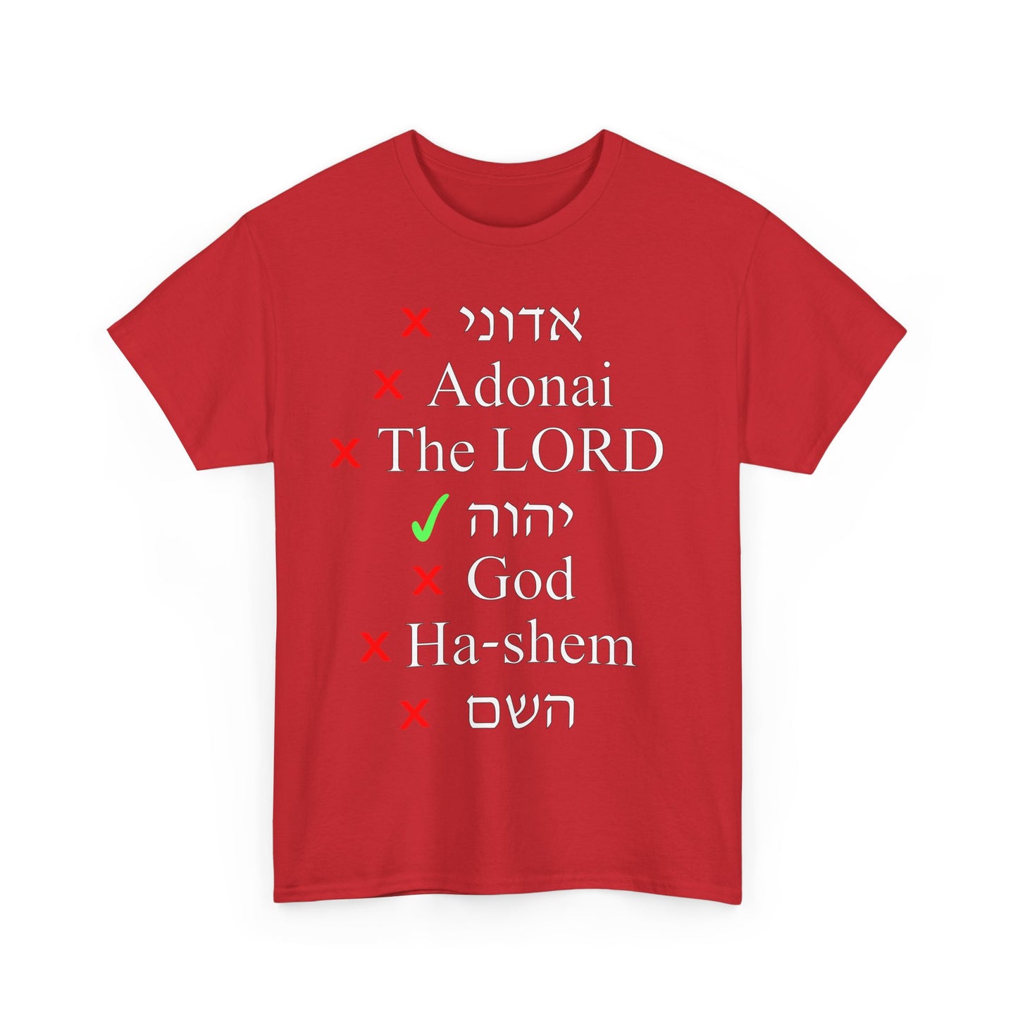 Do You Know HIS Real Name? - Jeremiah 23:27 - Unisex Heavy Cotton Tee