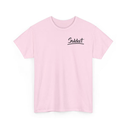 Sukkot (Black Font) - Unisex Heavy Cotton Tee