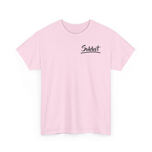 Sukkot (Black Font) - Unisex Heavy Cotton Tee