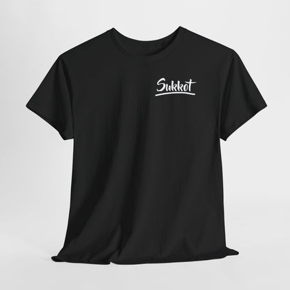 Sukkot (White Font) - Unisex Heavy Cotton Tee