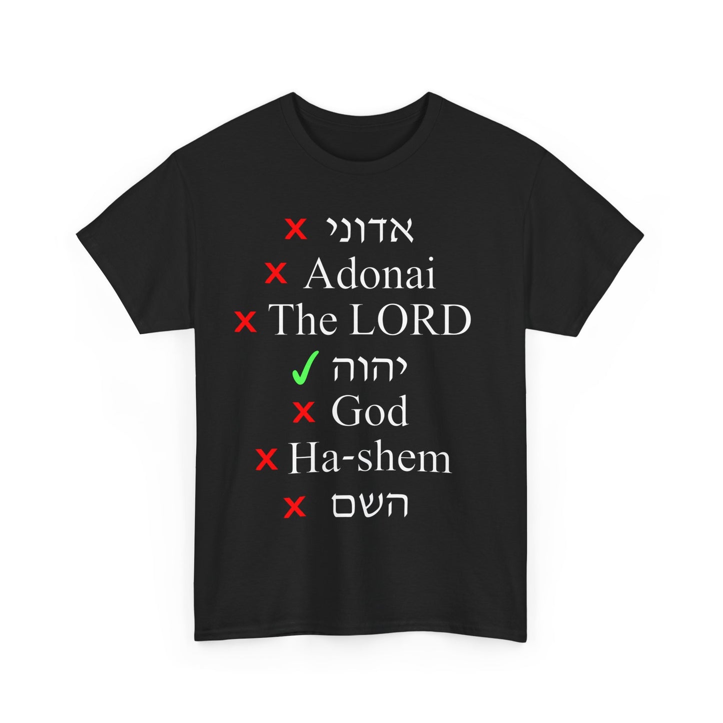 Do You Know HIS Real Name? - Jeremiah 23:27 - Unisex Heavy Cotton Tee