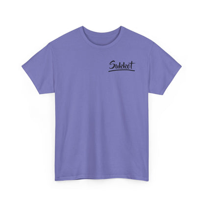 Sukkot (Black Font) - Unisex Heavy Cotton Tee