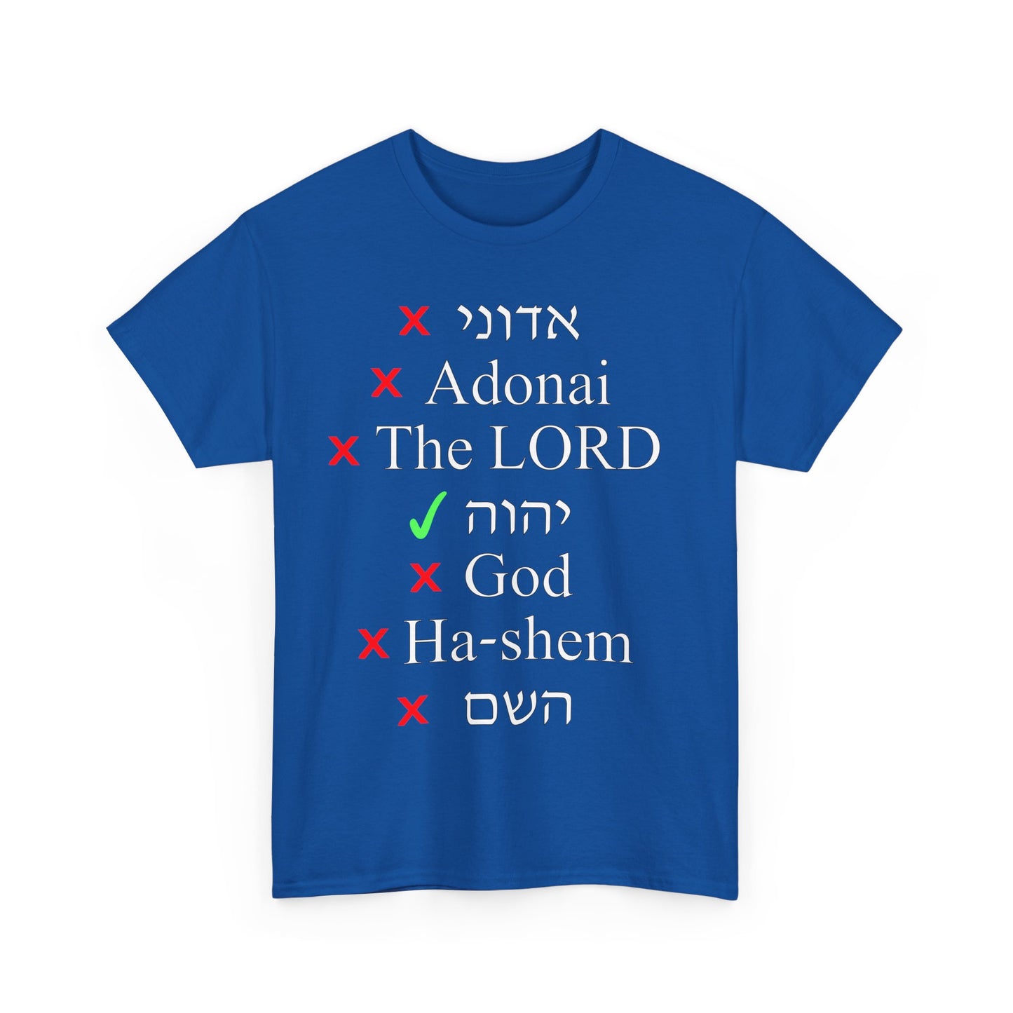 Do You Know HIS Real Name? - Jeremiah 23:27 - Unisex Heavy Cotton Tee