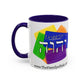 Choose Yahuah - Fun Color Coffee Mug 11oz, 15oz - with Hebrew Text, Inspired by Joshua 24:15