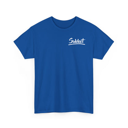 Sukkot (White Font) - Unisex Heavy Cotton Tee