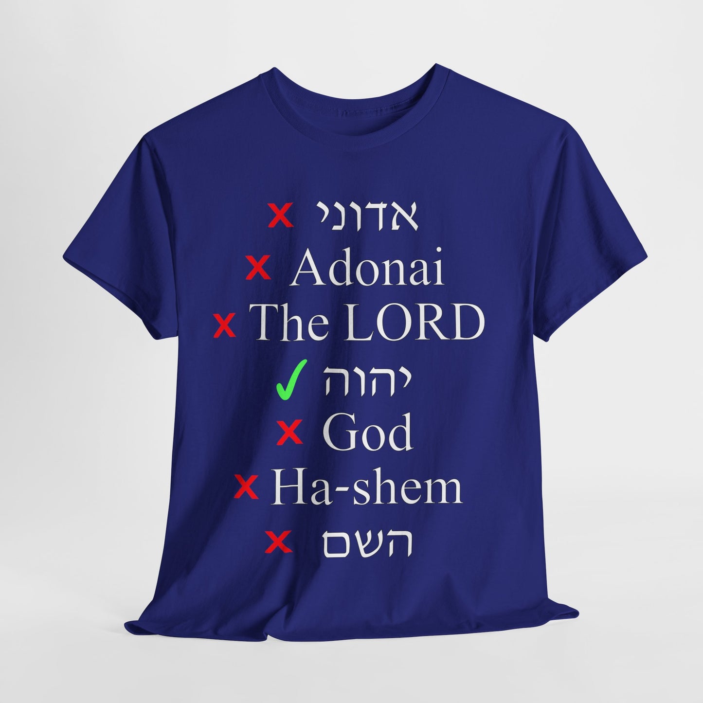 Do You Know HIS Real Name? - Jeremiah 23:27 - Unisex Heavy Cotton Tee