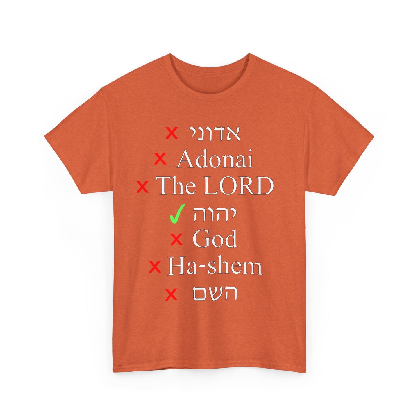 Do You Know HIS Real Name? - Jeremiah 23:27 - Unisex Heavy Cotton Tee