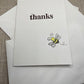 Handcrafted Blank Thank You Cards (Set of 5)