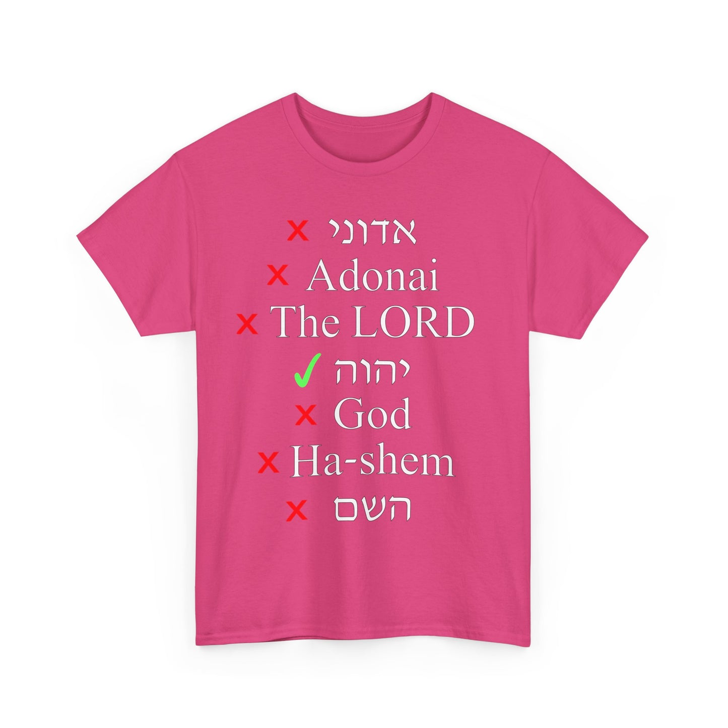 Do You Know HIS Real Name? - Jeremiah 23:27 - Unisex Heavy Cotton Tee