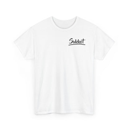 Sukkot (Black Font) - Unisex Heavy Cotton Tee