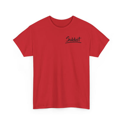 Sukkot (Black Font) - Unisex Heavy Cotton Tee