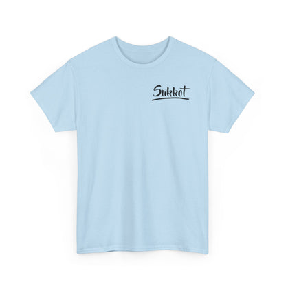 Sukkot (Black Font) - Unisex Heavy Cotton Tee