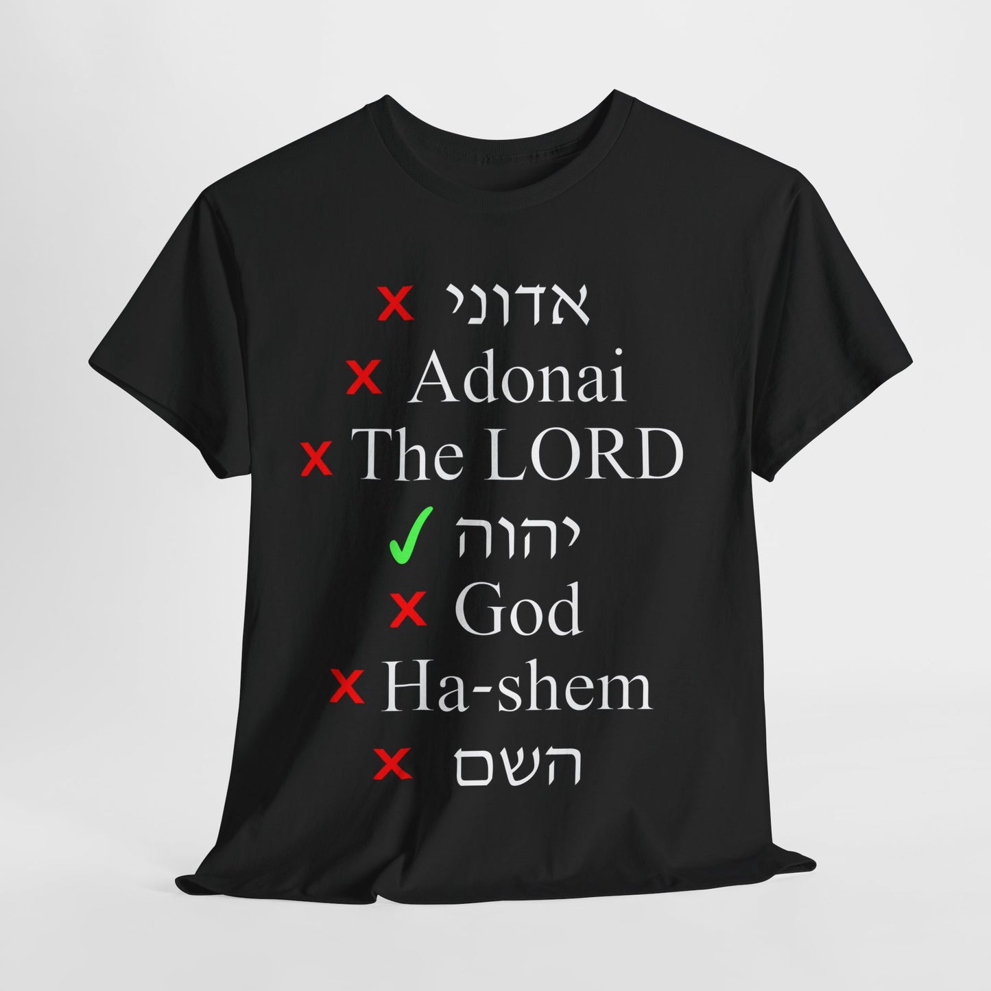 Do You Know HIS Real Name? - Jeremiah 23:27 - Unisex Heavy Cotton Tee