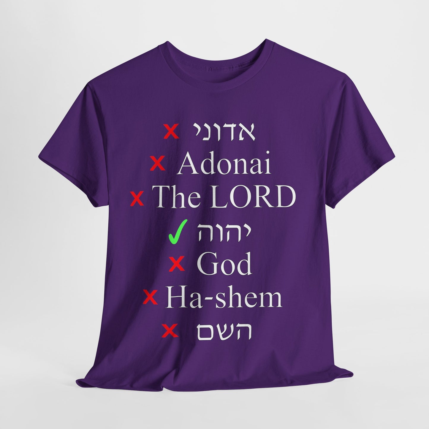 Do You Know HIS Real Name? - Jeremiah 23:27 - Unisex Heavy Cotton Tee