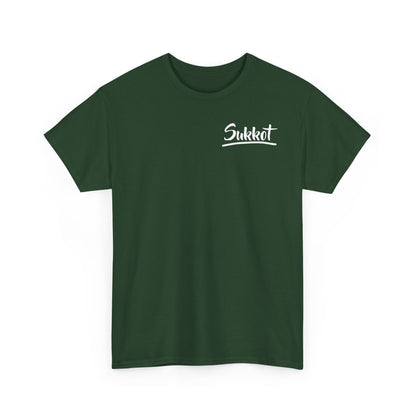 Sukkot (White Font) - Unisex Heavy Cotton Tee