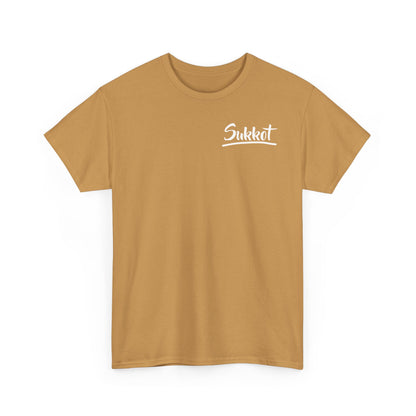 Sukkot (White Font) - Unisex Heavy Cotton Tee