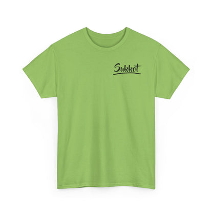 Sukkot (Black Font) - Unisex Heavy Cotton Tee