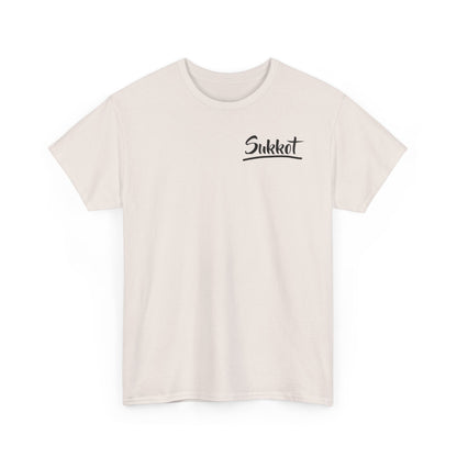 Sukkot (Black Font) - Unisex Heavy Cotton Tee