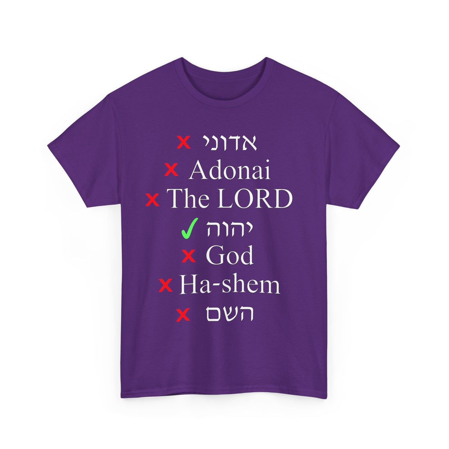 Do You Know HIS Real Name? - Jeremiah 23:27 - Unisex Heavy Cotton Tee