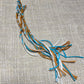 Brown & Blue Tzit-zit (Tassel or Fringe) – Set of 4 – Hand-Made 100% Cotton