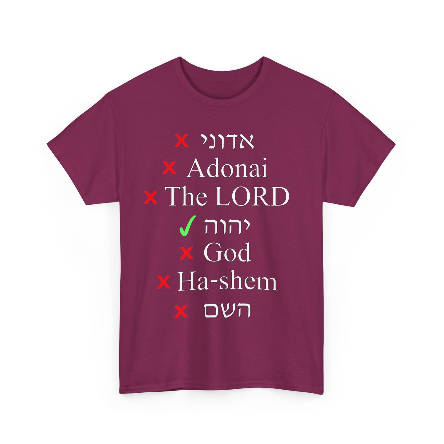 Do You Know HIS Real Name? - Jeremiah 23:27 - Unisex Heavy Cotton Tee